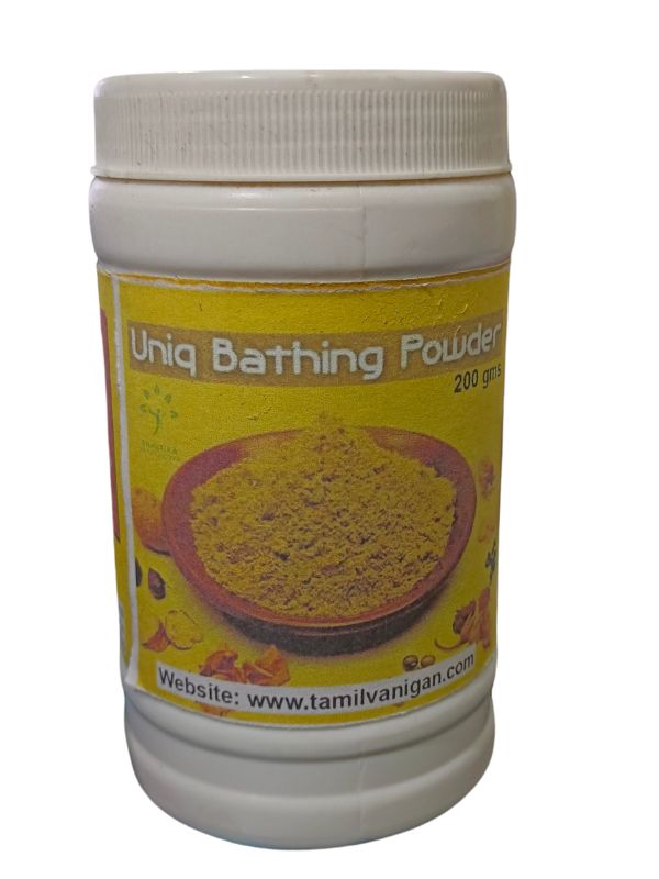 Uniq Bathing Powder - 200 gm - Pure nature's touch for radiant skin